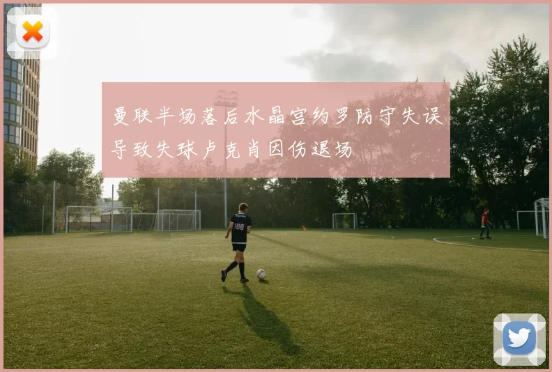 曼联半场落后水晶宫约罗防守失误导致失球卢克肖因伤退场